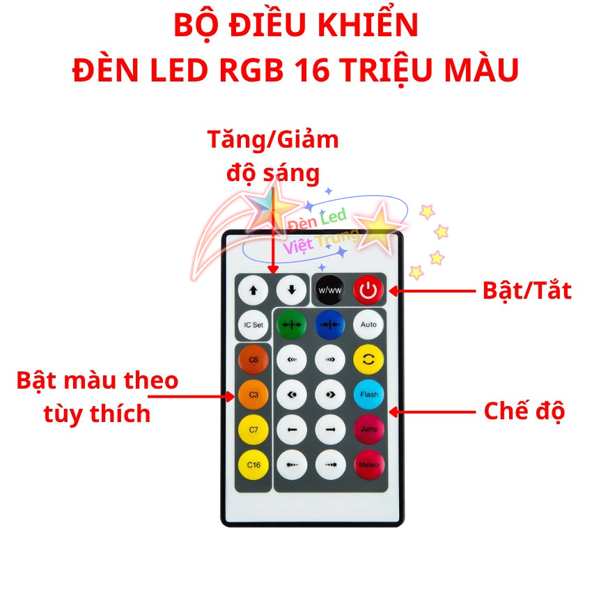 Dây Đèn Led RGB 10M - 20M Chống Nước Cổng USB Đuổi Nháy Theo Nhạc Chống Nước Điều Khiển Remote Và App Bluetooth