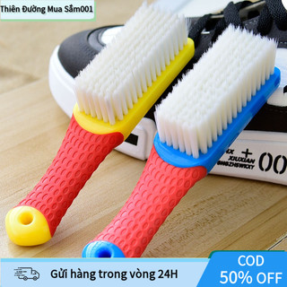 【COD】Bàn chải chà sàn và giặt giày 2 trong 1, lông mềm mại và đàn hồi, làm sạch sâu mà không để lại xơ vải trên bề mặt