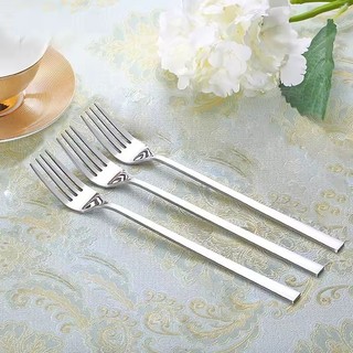 1 / 3 / 5 Chiếc Thìa Nĩa Tay Cầm Dài Làm Dày - Nhà Bếp Inox Hàn Quốc Đồ Ăn Cao Cấp