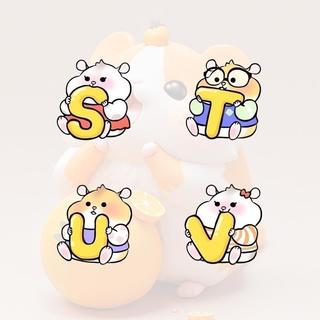 CHUỘT HAMTER Chữ Hoạt Hình Sáng Tạo Dễ móc khoá Trang Trí
