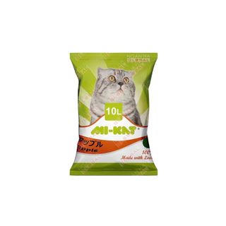 Cát vệ sinh cho mèo Mi-kat 10L, Cát vệ sinh cho mèo khử mùi, vón cục túi 10L - PET KOOL