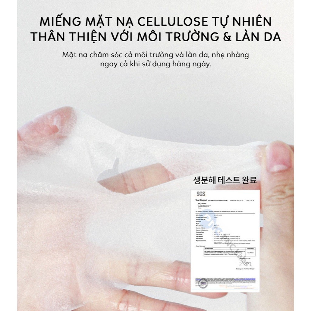 [QUÀ TẶNG] Mặt nạ dưỡng ẩm se khít lỗ chân lông BONAJOUR GREEN TEA ESSENTIAL MASK | DAMDAVN