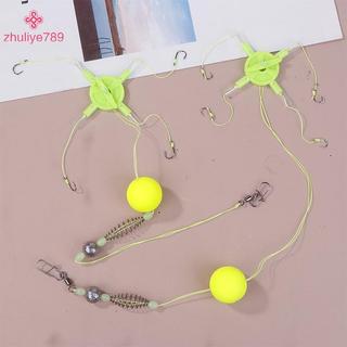 < zhuliye789 > 1PC Mồi Câu Cá Lồng Dây Thép Carbon Móc Bộ Câu Cá Chống Cuộn Dây Mồi Lồng Phao Dòng Nhóm Ăn Chìm Câu Cá