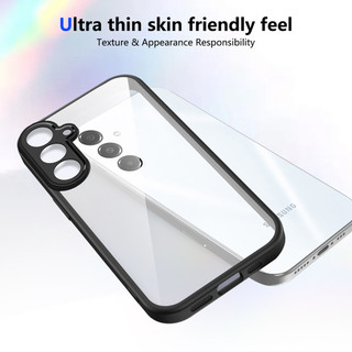 Dành cho Samsung Galaxy M15 / F15 / M35 / M54 / F54 5G Ốp điện thoại cứng trong suốt Khung silicon mềm chống rơi mỏng
