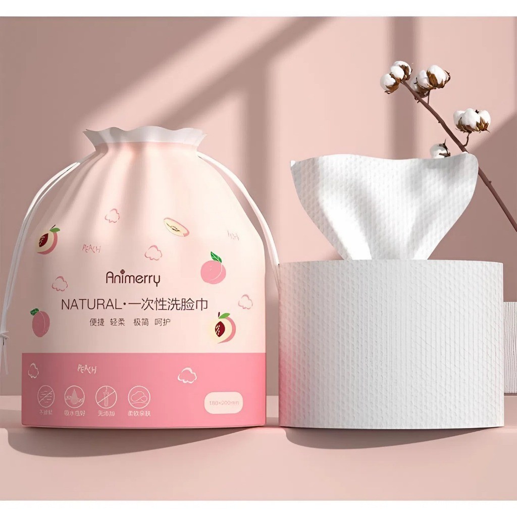 [Đơn 85k Nhận Quà] Khăn mặt khô cotton dùng 1 lần lau khô, lau ướt, khăn lau mặt dùng một lần