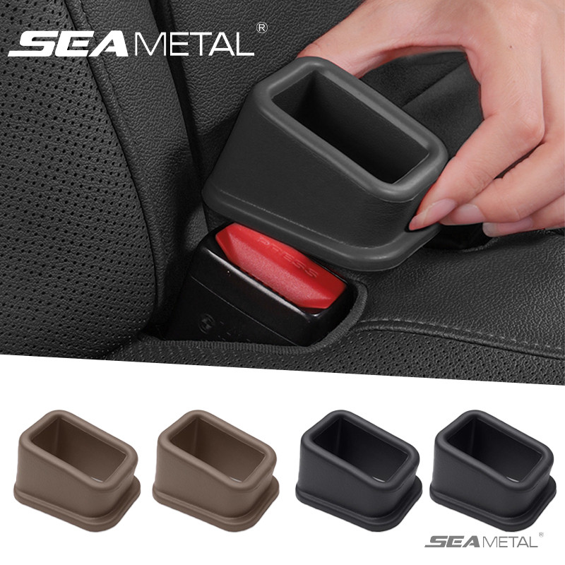 SEAMETAL Dây đai an toàn ô tô Khóa bao gồm Đai an toàn ô tô Ổ cắm neo EVA Vỏ bảo vệ chống va chạm Phụ kiện nội thất ô tô
