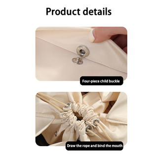 Được sử dụng cho túi lưu trữ Thiết kế dây rút Chất liệu Polyester có thể chèn các lớp Năng lượng làm đầy siêu nhẹ Túi lưu trữ