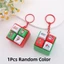 YUJUNI 4 Bàn Phím Chìa Khóa Đồ Chơi, Fidget Giải Nén Chống Căng Thẳng Ngón Tay Bàn Phím Trò Chơi Móc Khóa, Giảm Căng Thẳng Quà Tặng Giáng Sinh Nút DIY Keycap Túi Sáng Tạo Mặt Dây Chuyền Bé Trai Bé Gái