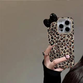 Ốp Lưng Da Báo Nơ Ngọc 3D Hợp Thời Trang Cho Redmi Note 12 10 9 Pro 14S 12s 10s 9s Xiaomi Redmi 13C 15C 15 A5 A3 12C Mi 14T 13T 15T Pro 11 Lite Cô Gái Vỏ Điện Thoại