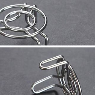 Giá hấp Mini ITRUMPET, Giá hấp 2 kích thước đa chức năng, Máy hấp bằng thép không gỉ chiều cao và chiều cao bền bỉ Nấu nồi nhỏ Giá giữ nhiệt cốc