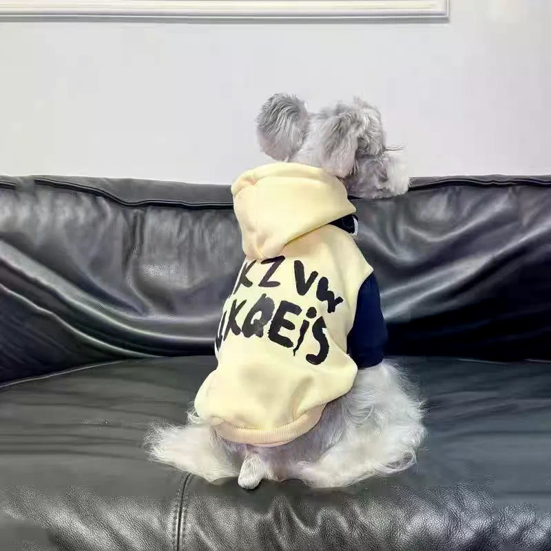 Quần Áo Thú Cưng Khâu Áo Cotton Dày Ấm Áp Teddy Bichon Chó Mùa Thu Đông Áo Khoác
