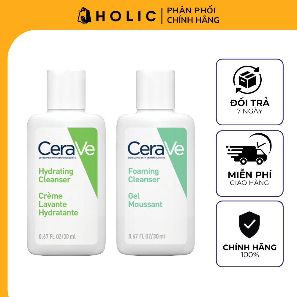Sữa Rửa Mặt Cerave Foaming For Normal to Oily Skin/Hydrating For Normal ...