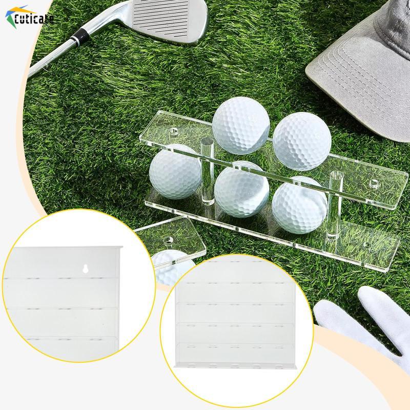 Đế trưng bày bóng golf & kệ lưu trữ gậy golf - Tủ đựng đồ chơi golf tiện lợi