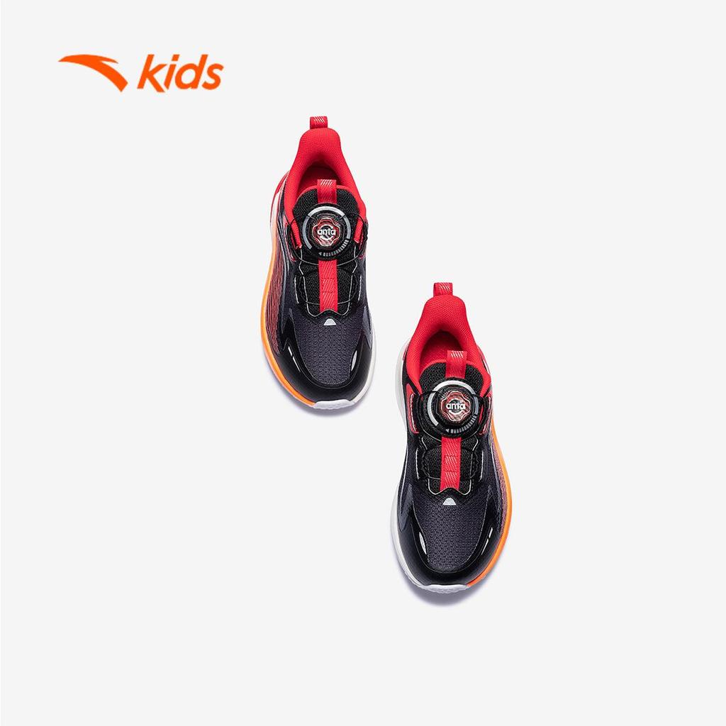 ANTA Kids Wave 4.0 Giày Chạy Thể Thao Bé trai 3125D9905 Size 28-32. Khóa Xoay Tiện Lợi, Đàn Hồi, Êm Nhẹ