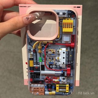 Bảng mạch Chuangyou Kết cấu da giả sáng tạo độc đáo Vỏ bảo vệ bán chạy Thích hợp cho iPhone 16 14promax 15pro 12pro 17 13 11 16plus Vỏ điện thoại chống sốc 17promax 17pro 16pro