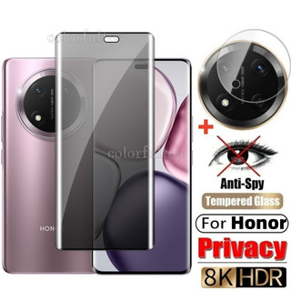Honor X9c 5G Kính Cường Lực Riêng Chống Gián Điệp Full Cover Bảo Vệ Màn Hình Chống Peek Phim Riêng Tư Cho Honor X9d X9C X9B X9A X 9C HonorX9C 5G 3D Cong Chống Peek Phim Riêng Tư