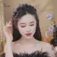 PlumHOUSE Tính Khí Thanh Lịch Pha Lê Tóc Vòng Thời Trang Hàn Quốc Ngọt Ngào Chống Trơn Trượt Tiệc Cưới Phụ Kiện Tóc VN
