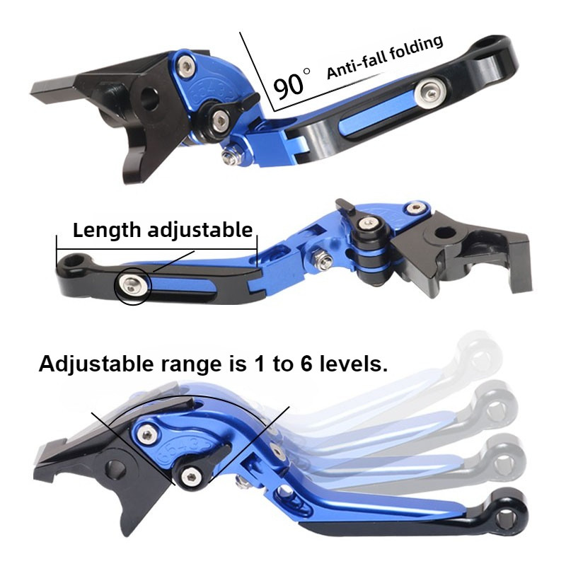 Dành Cho Xe HONDA CBR150R CBR250RR CBR1000RR Sửa Đổi Hợp Kim Nhôm CNC 6 Tầng Có Thể Điều Chỉnh Phanh Ly Hợp Đòn Bẩy Tay Cầm Bộ Đòn Bẩy Phụ Kiện