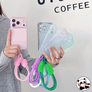 Ốp Điện Thoại Chống Sốc ice Mist Có Dây Buộc Sang Trọng Cho Honor 400 Smart 300 Ultra 200 100 90 Smart Pro 5G 4G Vỏ Túi Khí Mềm Dễ Thương