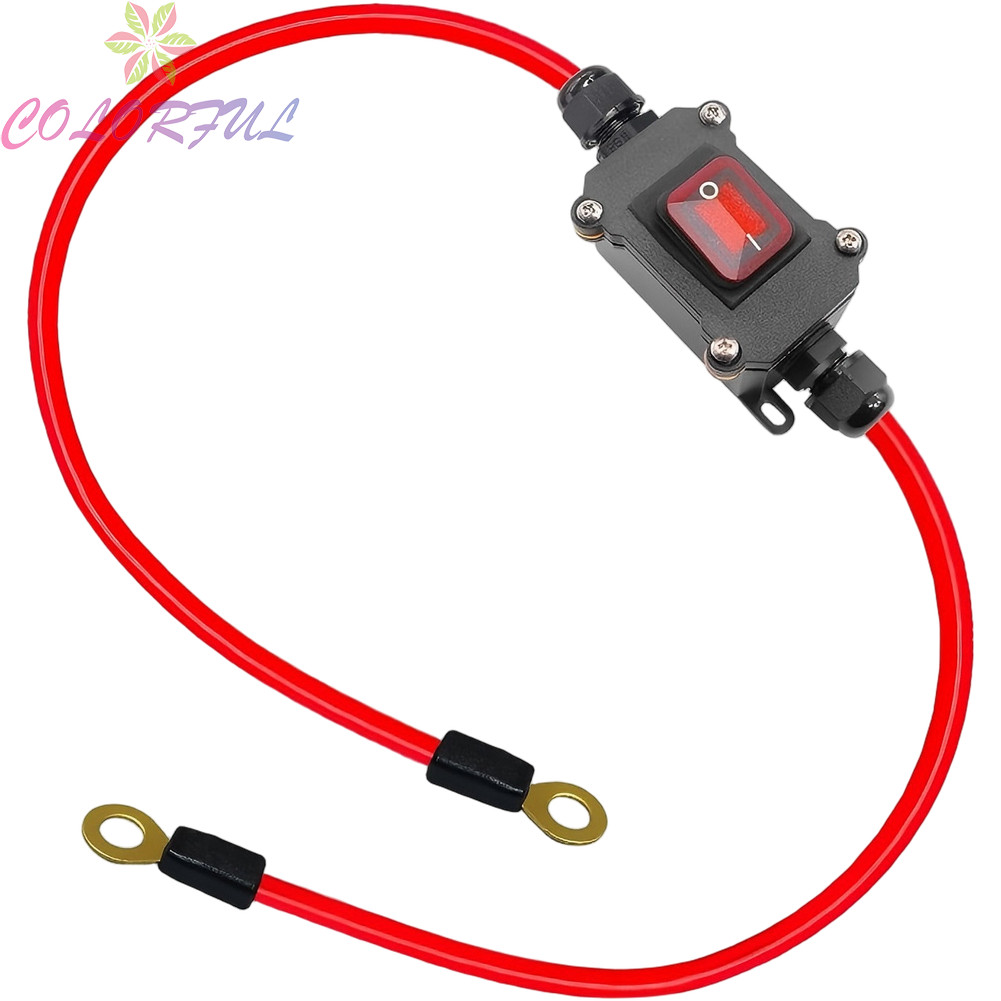 【COLORFUL】Outdoor IP67 Waterproof Junction Box with High Power Capacity and Lighted Switch