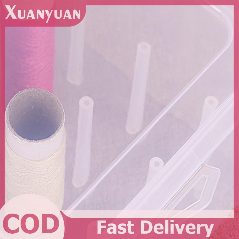 XUAN May Chỉ Hộp Bảo Quản 42 Miếng Cuộn Cuộn Hộp Đựng Thủ Công VN