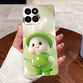 Dành Cho Honor 200 Ốp Lưng Thông Minh Silicon Trong Suốt Sang Trọng Dễ Thương Tình Yêu Thỏ Ngộ nghĩnh Thoáng Mát Sơn Mềm TPU Ốp Lưng Honor 200Smart Điện Thoại