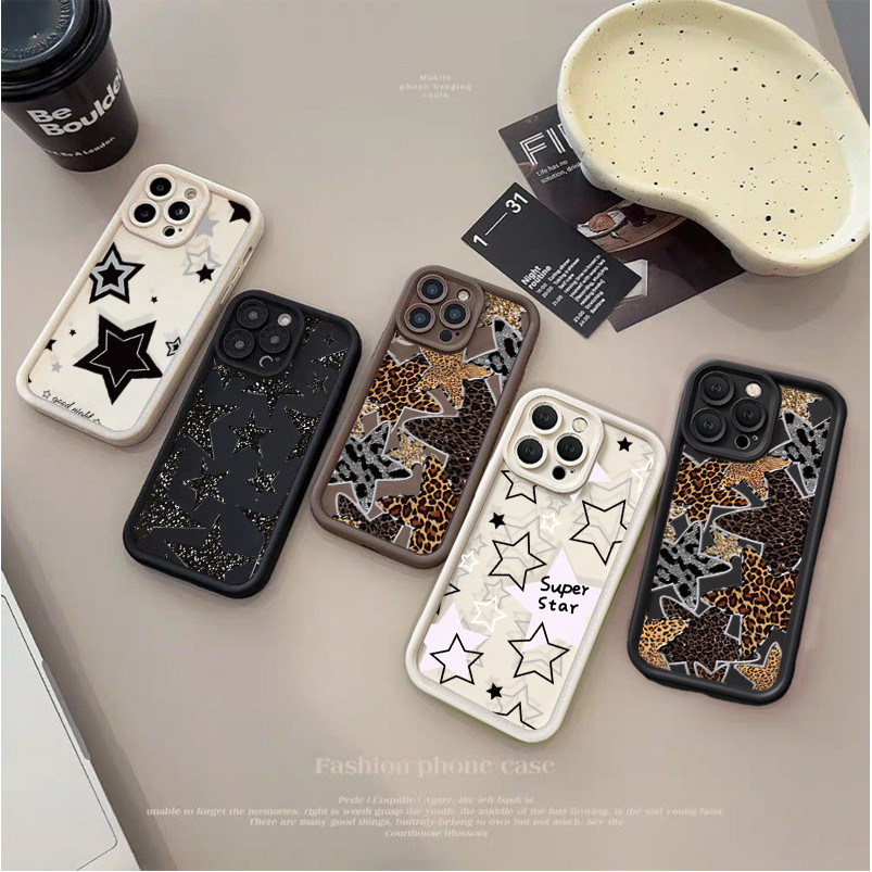 Ốp Lưng Điện Thoại Samsung Galaxy M15 M16 F06 M20 M23 M30S M51 M31 M54 A70 A01 Mềm Mại Dễ Thương Y2k Ngôi Sao Silicon