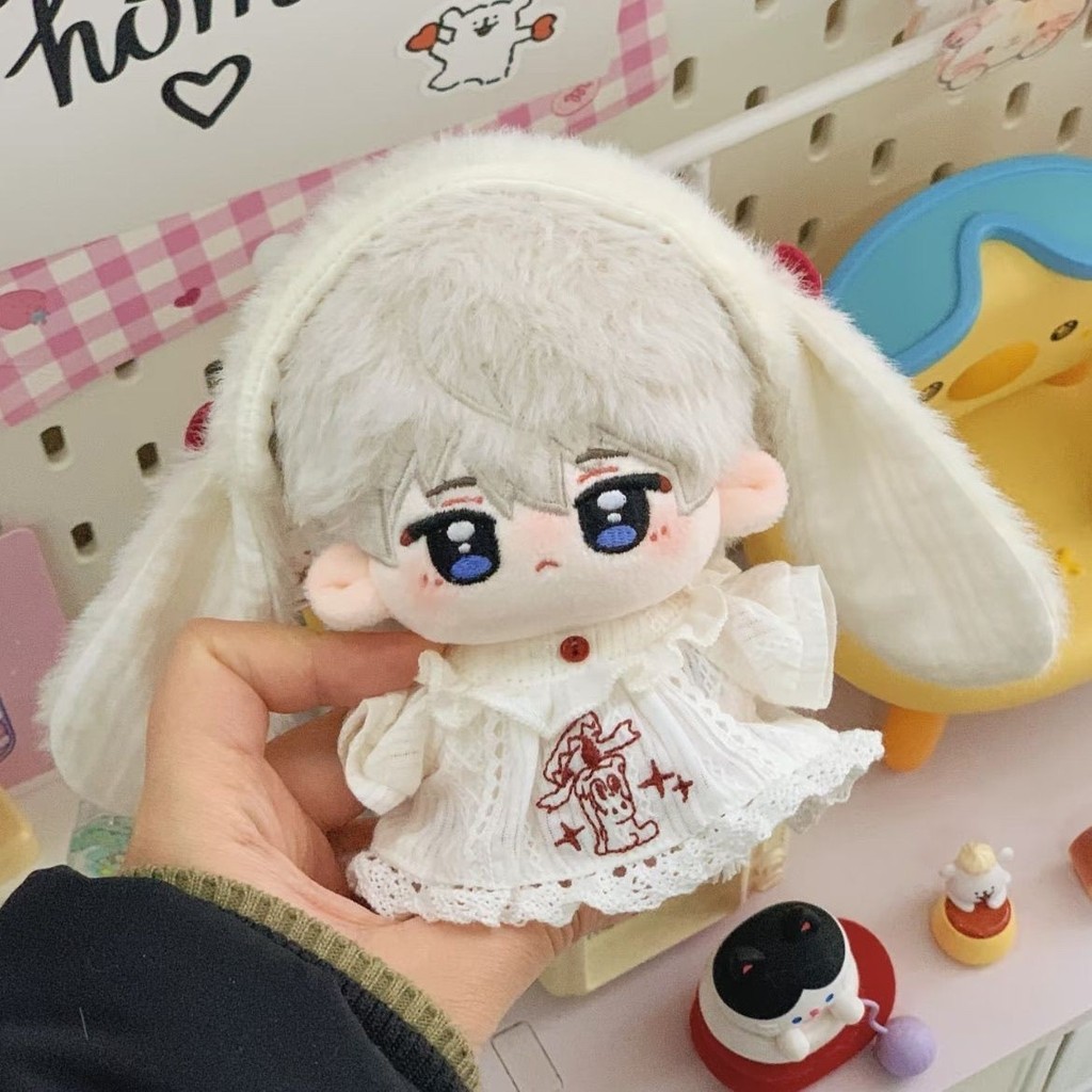 20cm Quần Áo Bé 10cm Cotton Búp Bê Quần Áo Dễ Thương Sang Trọng Thỏ Bộ Đồ Ngủ Đầm Búp Bê Trang Phục Phù Hợp Với 3.2