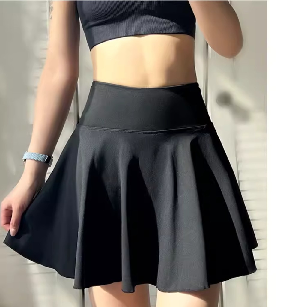 Chân Váy Ngắn Dáng Xòe Lưng Cao  Phong Cách Đơn Giản C110
