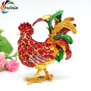 Hình Gà Hộp Trang Sức Kim Loại Kho Báu Hộp Ngực Để Trang Trí Nhà Đầu Giường
