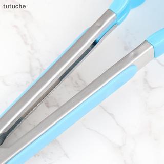 Tutu 1Pc 7inch Thép Không Gỉ Kẹp Thực Phẩm BBQ Nướng Bít Tết Kẹp Thực Phẩm Chống Trơn Trượt Tay Cầm Bánh Mì Tông Đảng Nhà Bếp Phụ Kiện Nấu Ăn VN