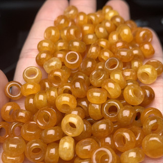 ((20 Chiếc) Hạt Ngọc 8x4mm Lớn, Vàng, Phụ Kiện Tự Làm Vòng Tay)