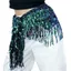 GUSTAVA Belly Dance Hip Scarf, Bohemian Sequins Nữ Thắt Lưng Váy, Tua Rua Thời Trang Bụng Đai Khiêu Vũ Thể Hiện Trang Phục