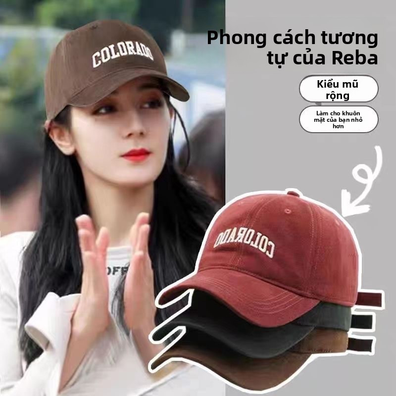 Unisex Mũ Bóng Chày Phiên Bản Hàn Quốc Rộng Vành Chống Nắng Chống Tia Cực tím Mặt Nhỏ Mềm Top Mũ Bóng Chày Trường Thể Thao Dã Ngoại 2026