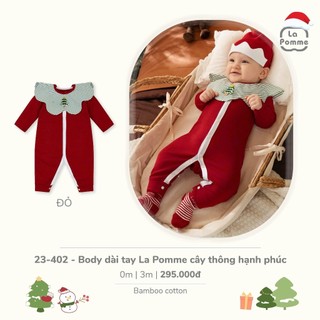 La pomme AW2025 BST sơ sinh Giáng sinh cho bé T11.4