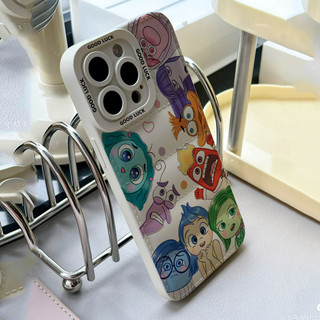 Ốp điện thoại Inside Out cho iPhone 17 / 17Air / 16E / 15 Plus / 14 / 13 / 12 / 11 / Pro Max. Chống sốc rơi. Hộp đựng túi khí kiểu áo khoác silicon lỏng che phủ toàn diện