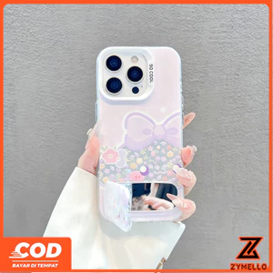 Thích hợp cho OPPO Reno 15F Reno 14F Reno 13F Reno 13 PRO Reno12 F Reno11 F Reno 10 Reno 8T Reno 8Z Reno 7Z Reno8 Cinnamon Dog Mirror Stand IMD Vỏ điện thoại TPU chống sốc
