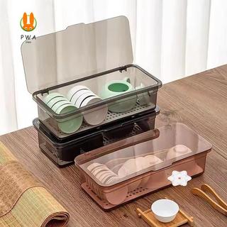 Hộp Bảo Quản PP Dày Có Thoát Nước - Dụng Cụ Sắp Xếp Đa Năng Cho Nhà Bếp Phòng Tắm Trang Điểm Chống Bụi 3 Kích Cỡ