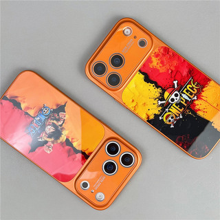 Thay đổi thành 17 series Art Collage One Piece Luffy Vỏ điện thoại từ tính cho iPhone 17 16 15 14 Pro Max