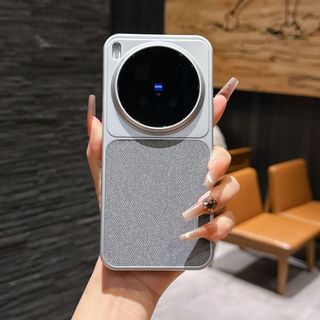 Thích hợp cho X300Pro Vỏ Điện Thoại iQOO13 Lông Vải Lanh Da Từ Tính Ánh Sáng Sang Trọng X200Ultra Vỏ Bảo Vệ Hàng Spot