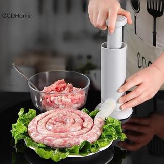 Máy làm xúc xích tự chế GCDHome 2in1 với thủ công nhồi thịt nhanh Máy làm đầy công suất lớn Dụng cụ nhà bếp hạng nặng HOT