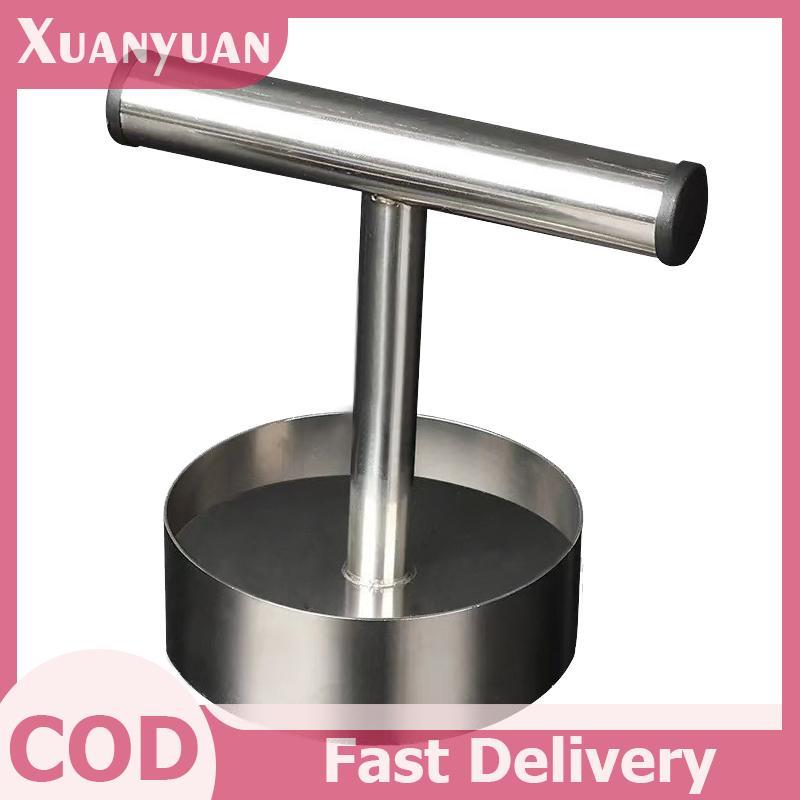 Máy ép bánh hamburger XUAN thép không gỉ, khuôn ép patty gia đình VN