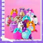 Hàng mới về Fluffy Tail Mew Mew Plush Toy - Hộp mù mèo dễ thương Đồ chơi nhồi bông cho trẻ em