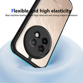 Dành cho Realme 12 4G / 12X 5G / 13 Pro Plus 5G Ốp điện thoại cứng trong suốt Khung silicon mềm chống rơi mỏng