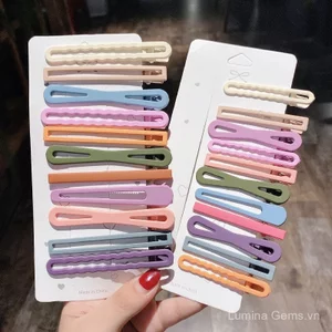 Kẹp tóc influencer phong cách mới mốt cho cô gái, kẹp đơn giản phù hợp với mũ đội đầu nữ