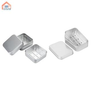 Hộp đựng xà phòng di động Hộp đựng xà phòng Thanh bảo vệ đáng Tin cậy với nắp bảo quản an toàn Thiếc