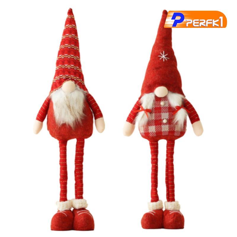 Tượng Gnome Chân Dài Cửa Sổ Chủ Đề Đảng Trong Nhà Ngày Lễ Trang Trí Nhà Dệt Kim Vô Diện Búp Bê Trang Trí Giáng Sinh Búp Bê Lùn Elf