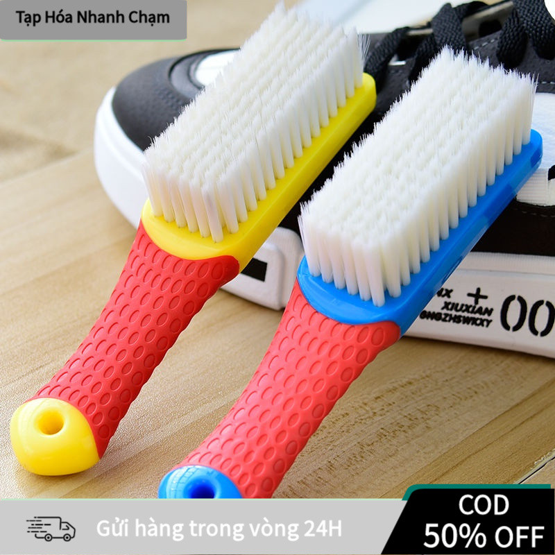 【COD】Cây cọ giày đa năng cầm tay tiện lợi, thiết kế 2 trong 1 vừa chà giày vừa đánh sàn, tiết kiệm không gian lưu trữ
