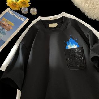 Cassifer Áo Đôi Thêu Hoạt Hình, Cotton Nguyên Chất, Phù Hợp Mặc Hàng Ngày Plus Size