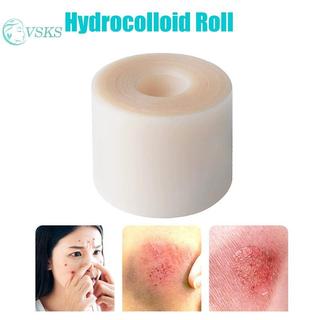 Chenlongshang Hydrocolloid Cuộn để chăm sóc vết thương Băng dán Hydrocolloid có khả năng tự dính, băng vết loét giường, thấm hút cao để đốt cháy EN